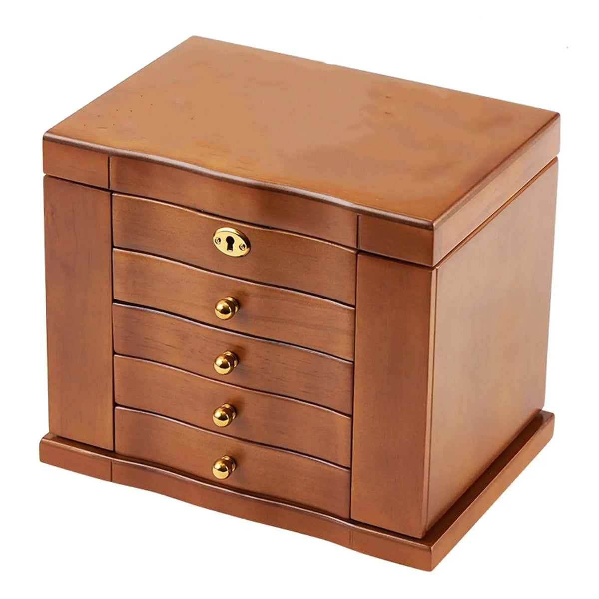 Engrave 45-Layer Wooden Jewelry Box