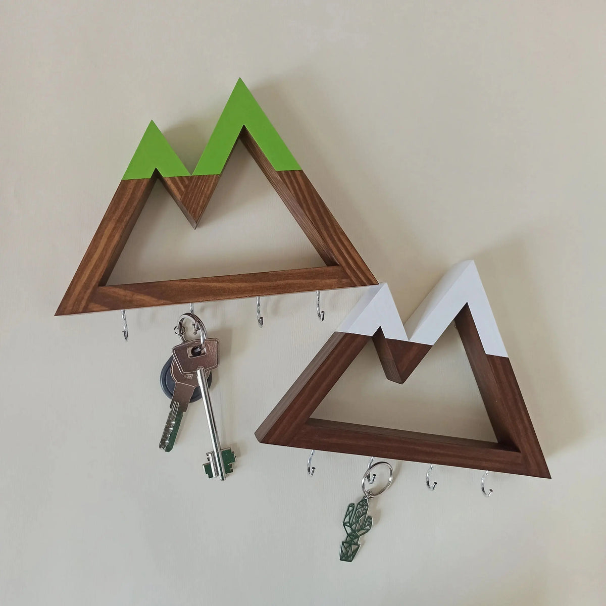 Entryway Wall Key Holder Mountains
