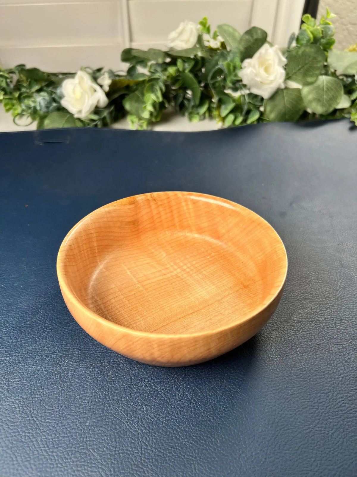 Hand-Turned Curly Maple Bowl