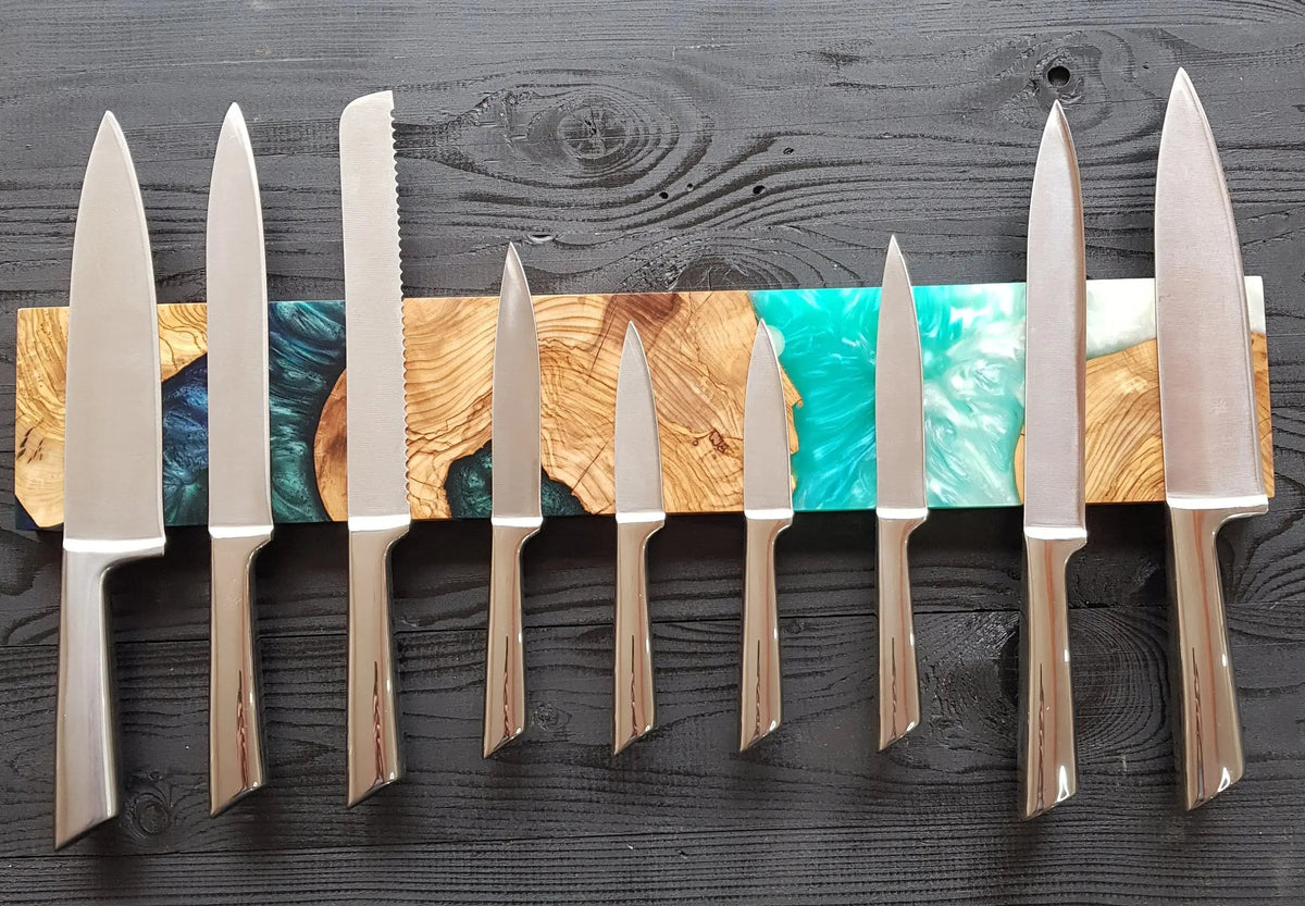 Magnetic Knife Rack For 9 Knives