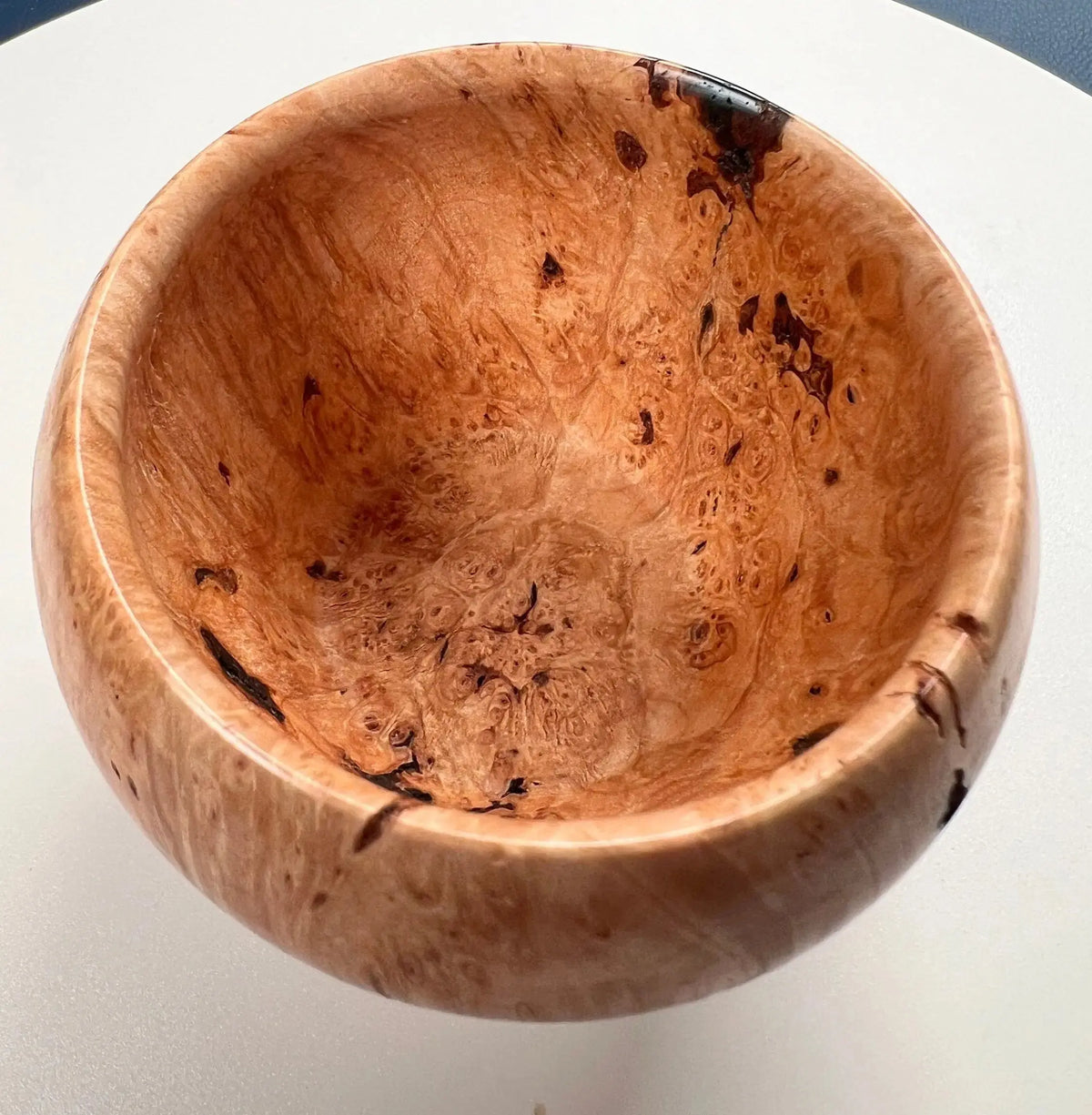 Maple Burl Decorative Bowl