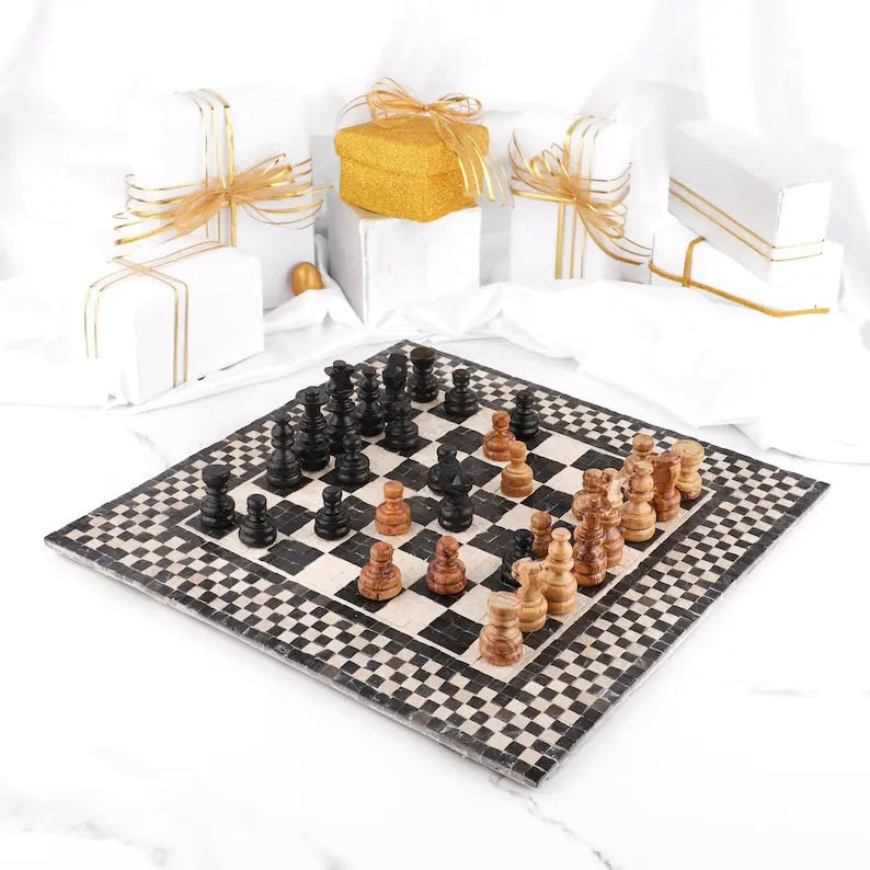 Marble Chess Set handmade