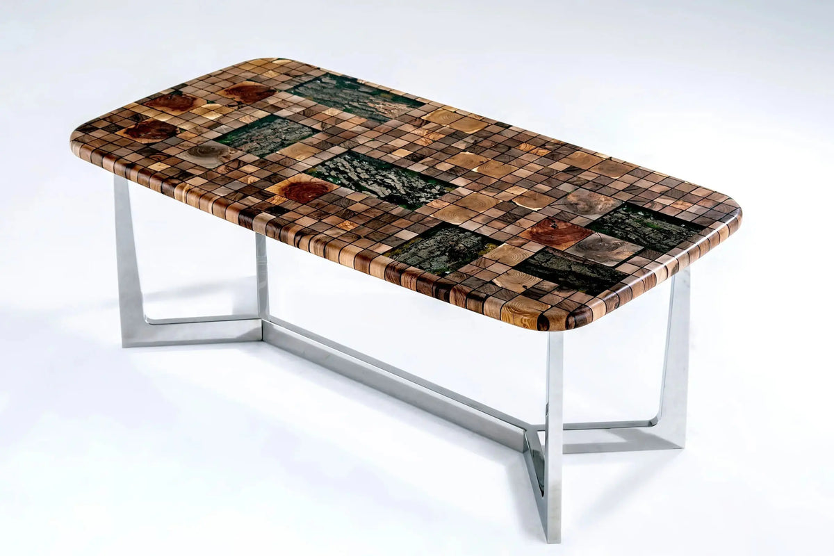 Midnight Mosaic Epoxy Table