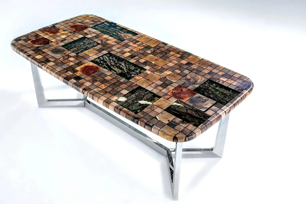 Midnight Mosaic Epoxy Table