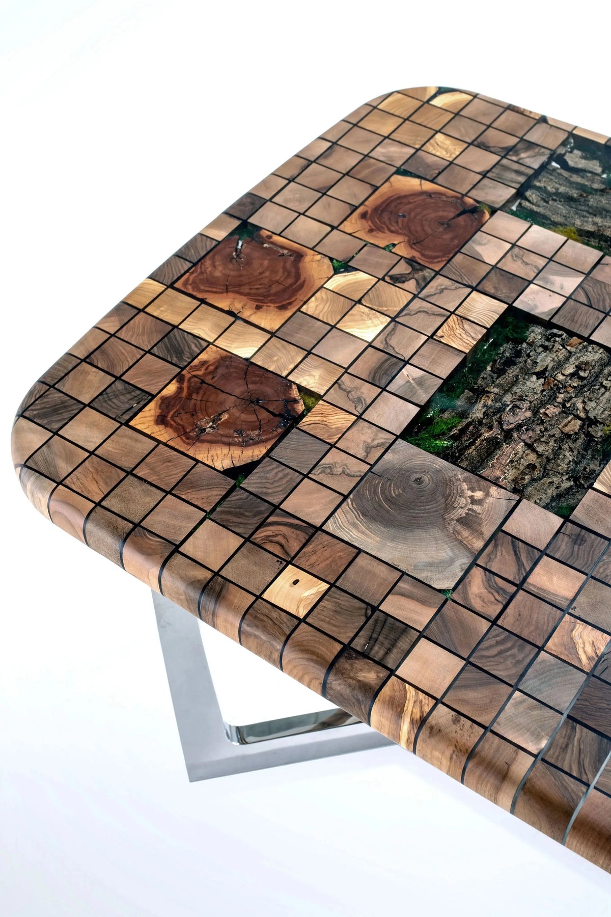 Midnight Mosaic Epoxy Table