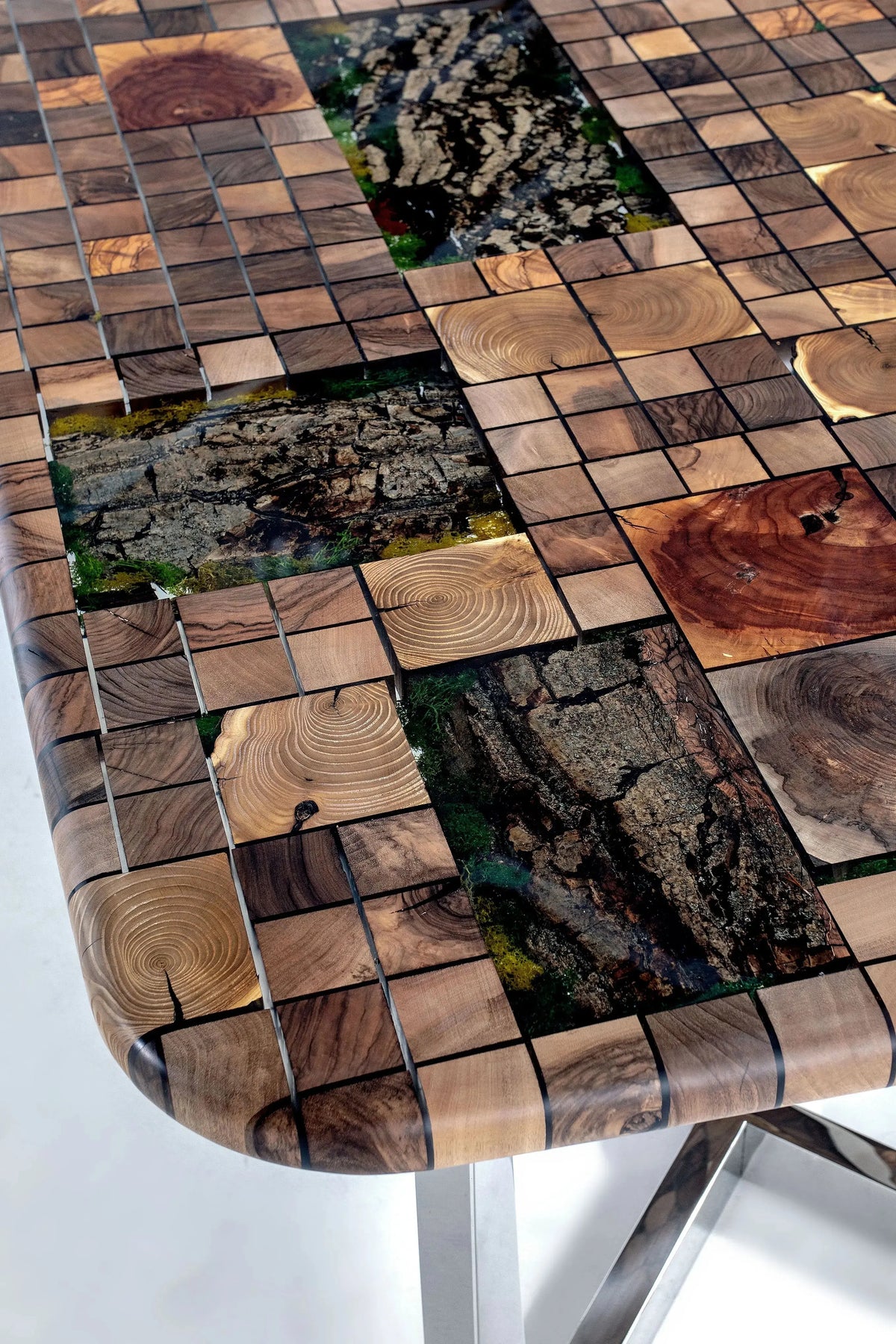 Midnight Mosaic Epoxy Table