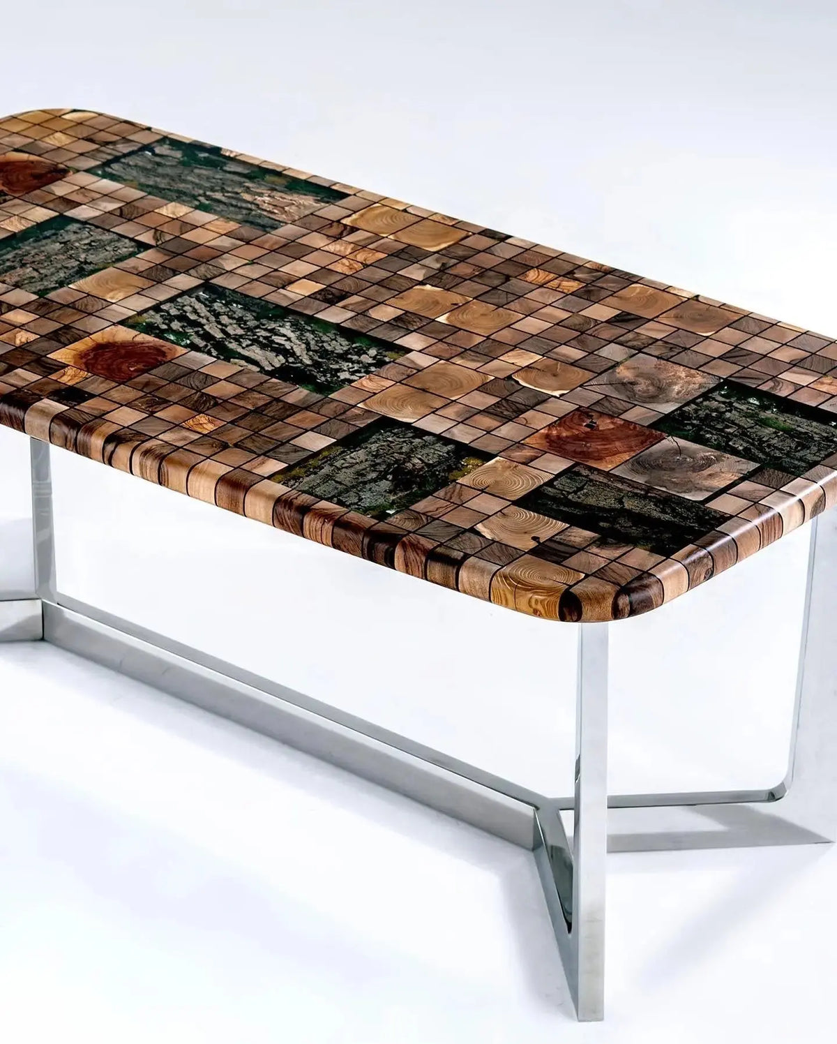 Midnight Mosaic Epoxy Table