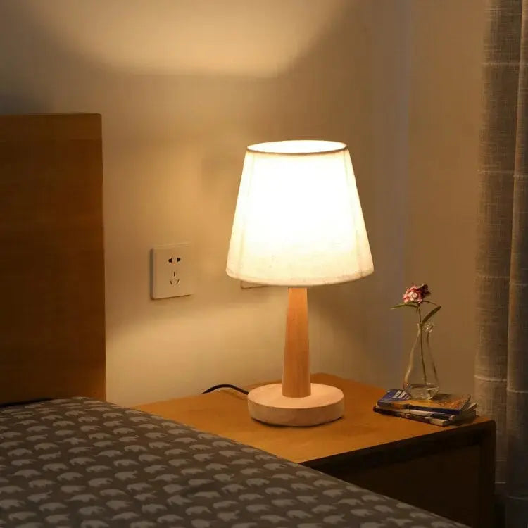 Minimalist Wooden Table Lamp