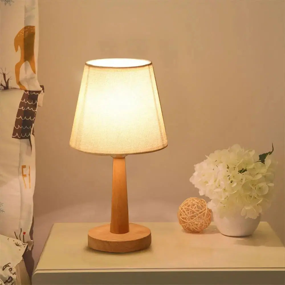 Minimalist Wooden Table Lamp