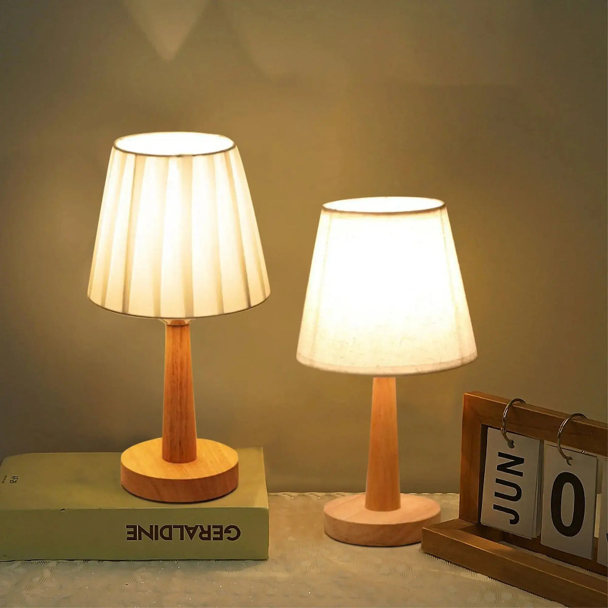 Minimalist Wooden Table Lamp