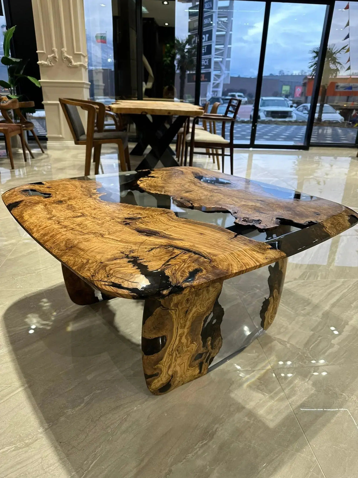 Olive Wood Coffee Table | Living Room Central Table