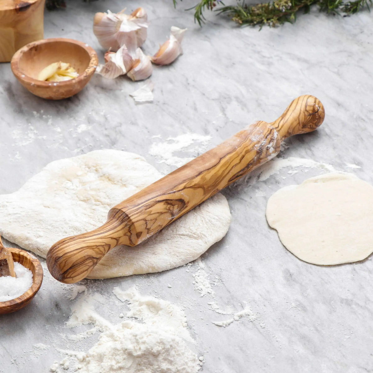 Olive Wood Rolling Pin for Bakery &amp; Pastry