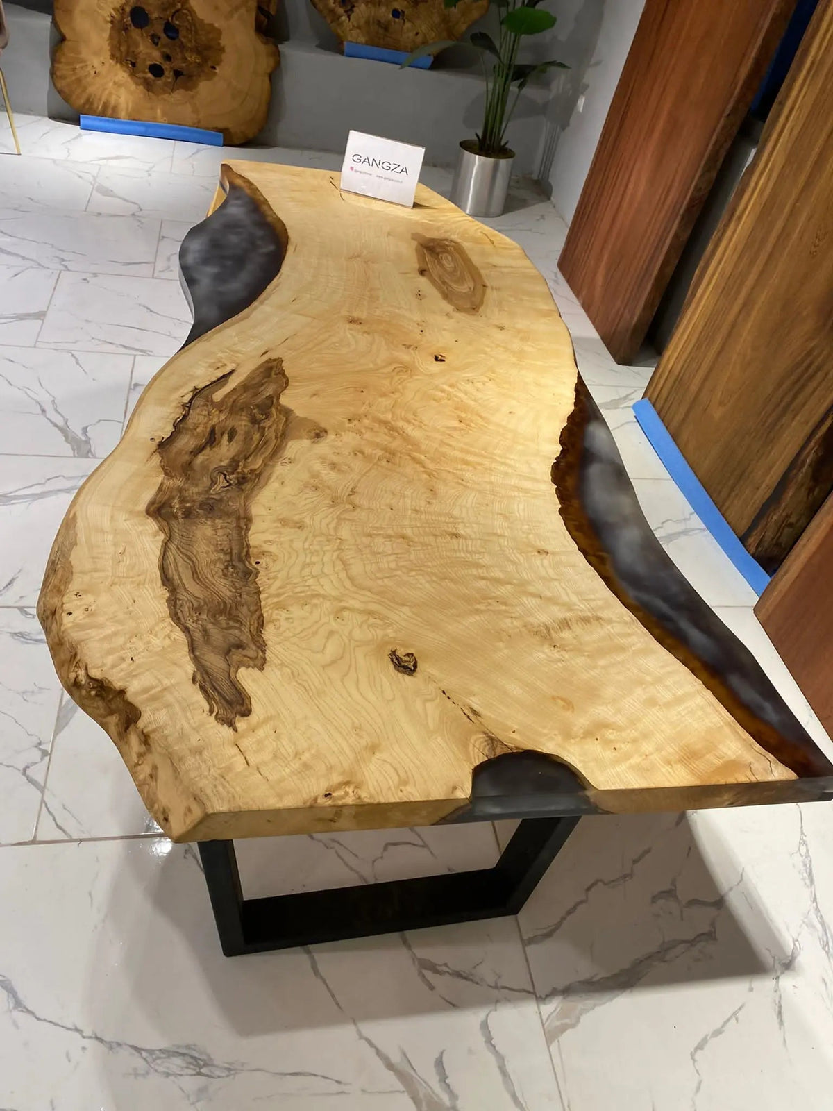 Sneaky Special Epoxy Table On Wooden