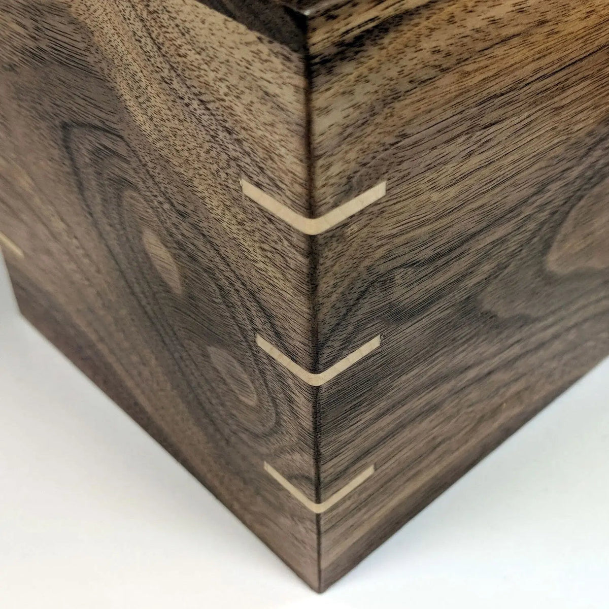 Solid Texas Black Walnut With Maple Spines On Wooden