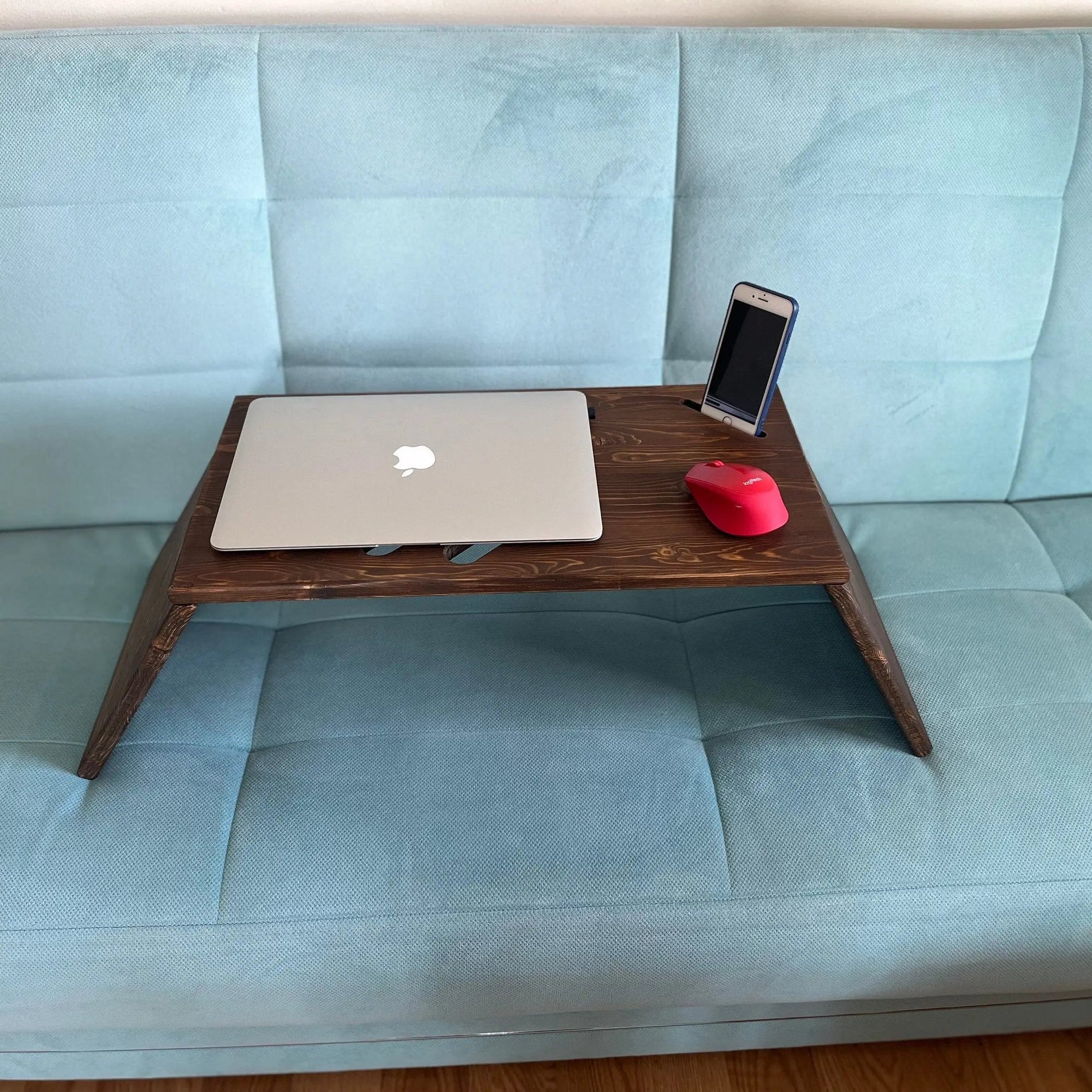 Spacesaver Laptop Stand On Wooden