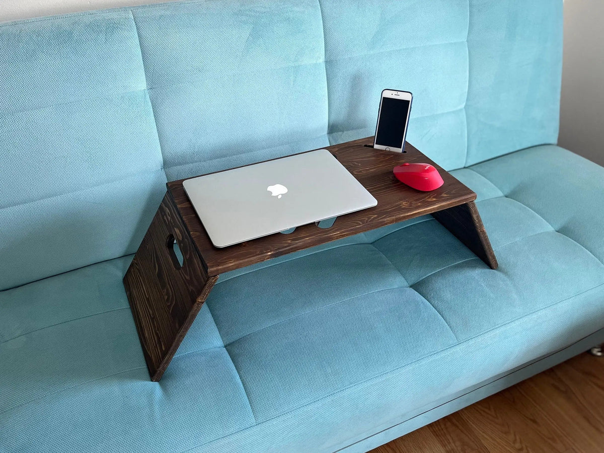 Spacesaver Laptop Stand On Wooden