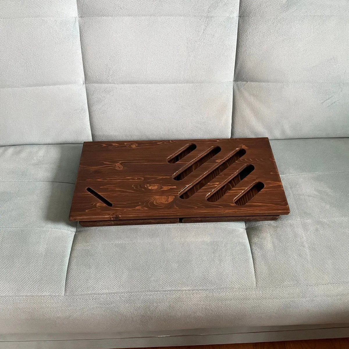 Spacesaver Laptop Stand On Wooden