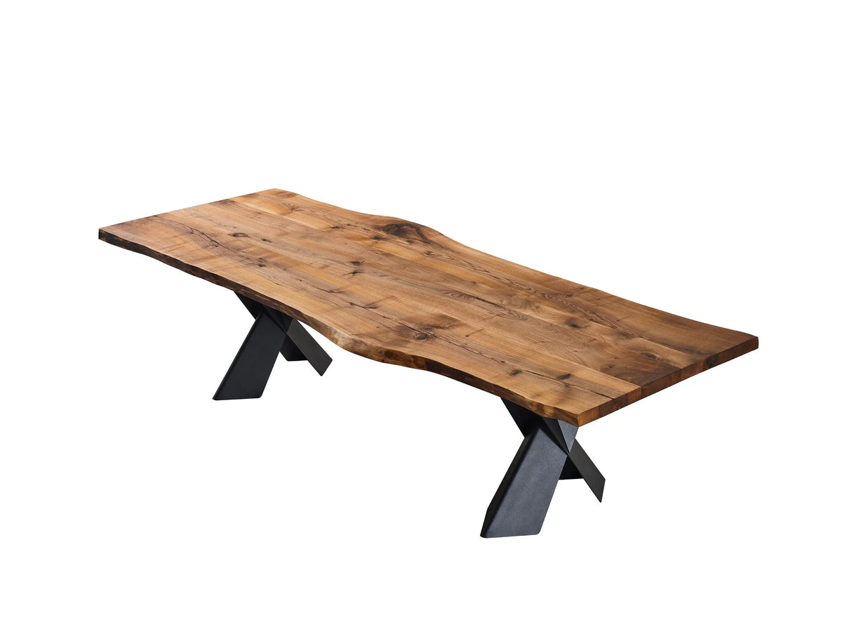 Walnut Kitchen Table | Natural Wooden Dininig Table | Living Room Table On Wooden