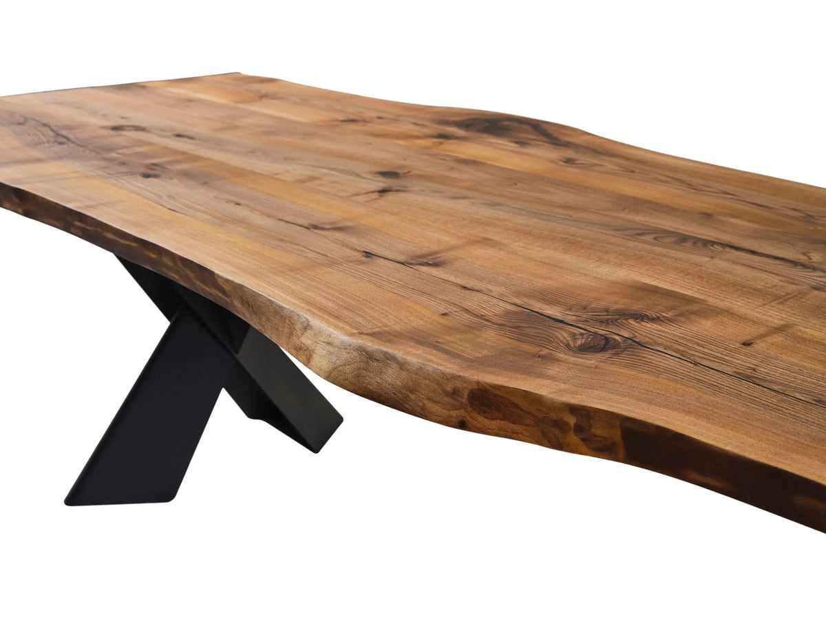 Walnut Kitchen Table | Natural Wooden Dininig Table | Living Room Table On Wooden