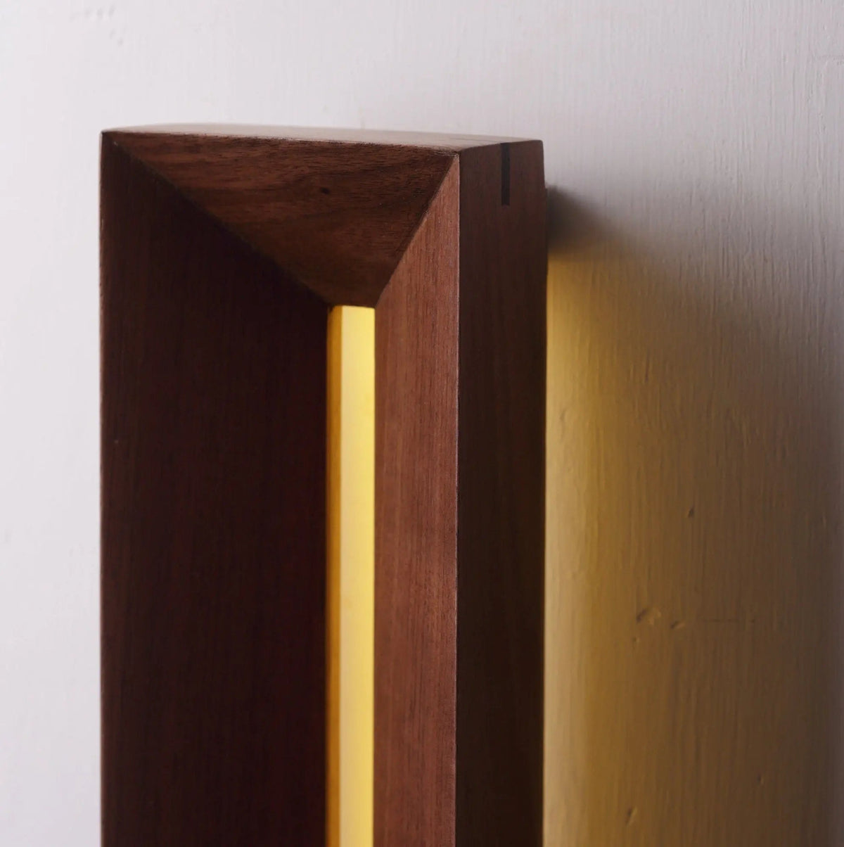 Wood Wall Light On Wooden