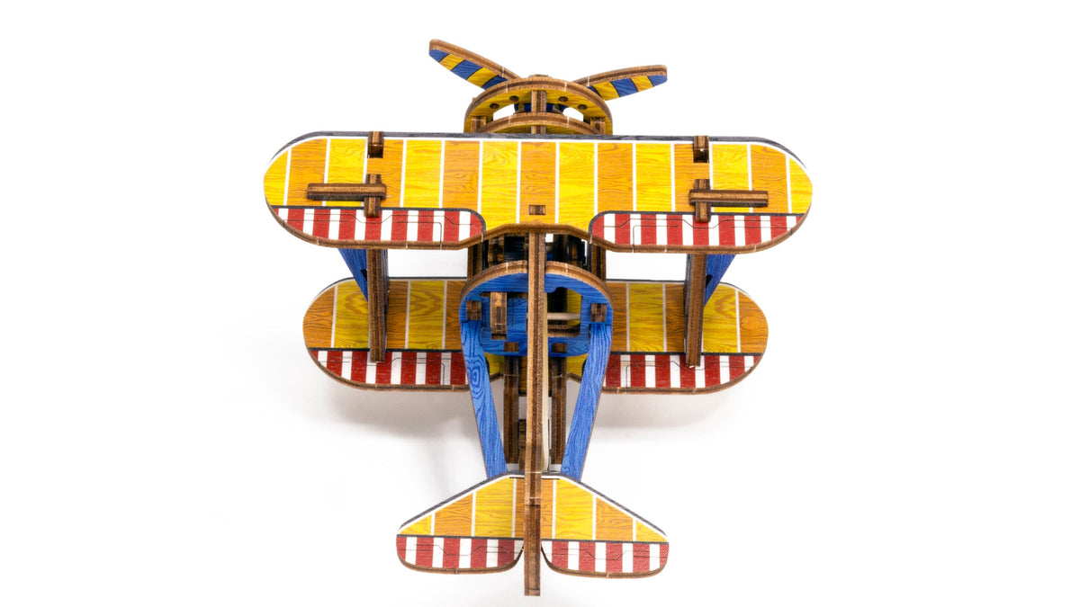 Wooden 3D Puzzle Mechanical Model Kit for Teens &amp; Adults to Build Colored Family Gift On Wooden