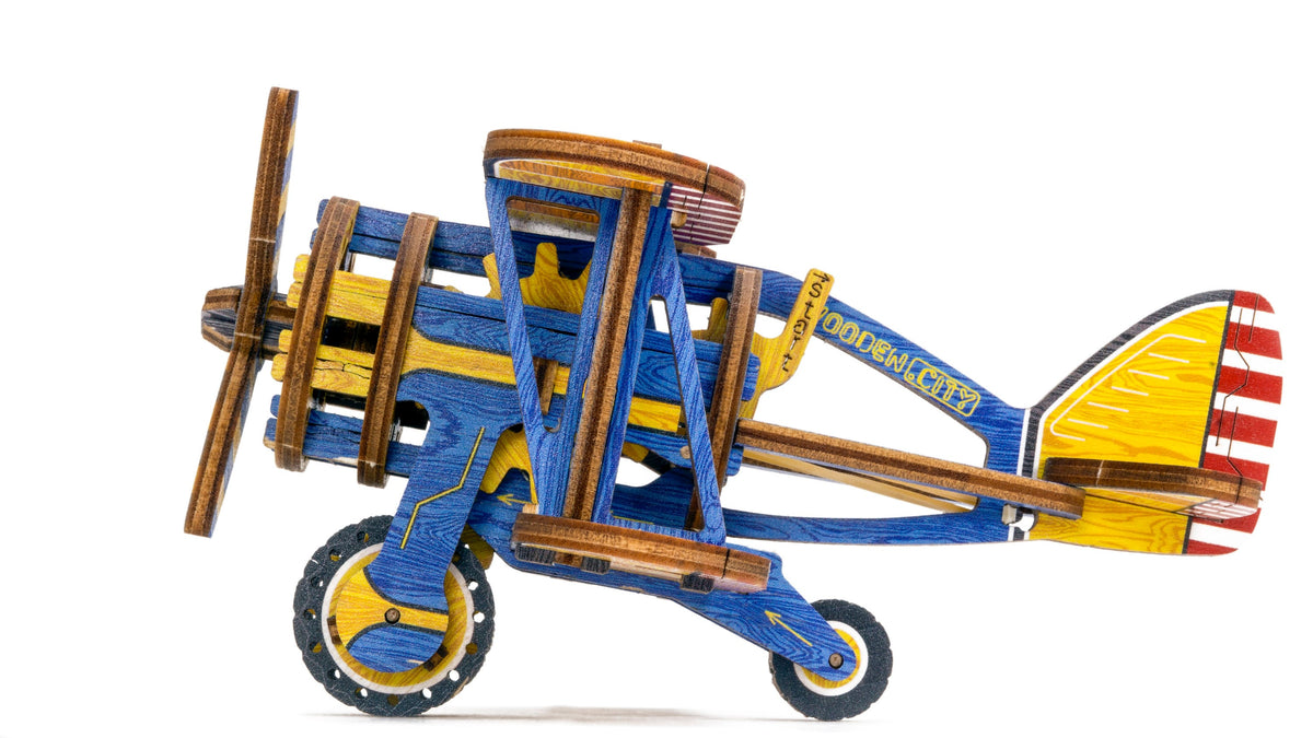 Wooden 3D Puzzle Mechanical Model Kit for Teens &amp; Adults to Build Colored Family Gift On Wooden