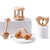 Wooden Baby Toys Wooden Rattle 4PC Handmade Natural Organic On Wooden