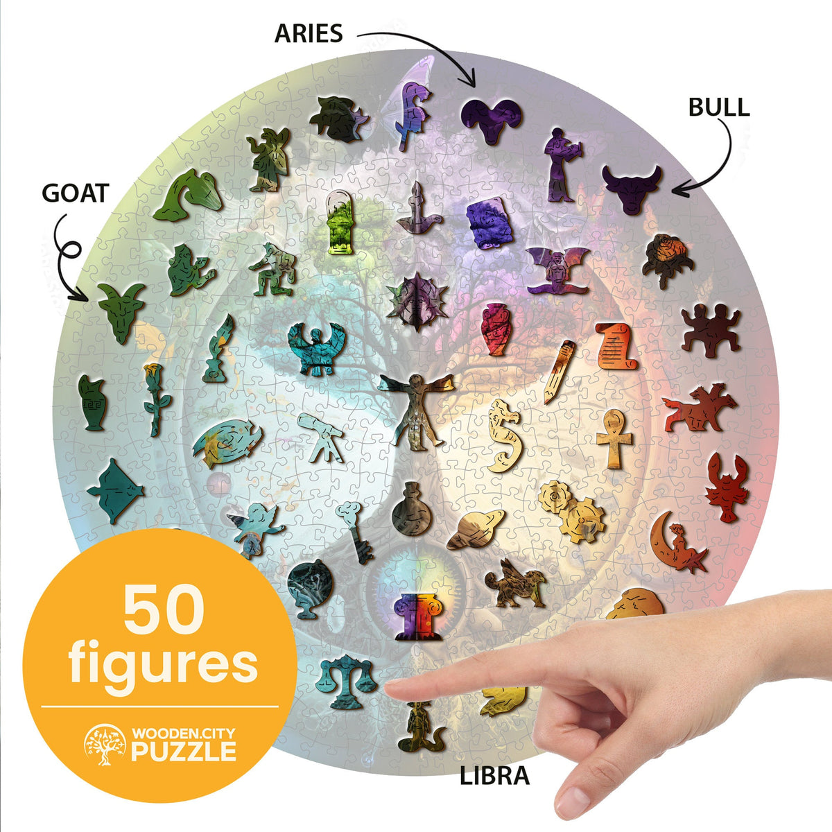 Wooden Puzzle Tree of Life 250 Pieces On Wooden