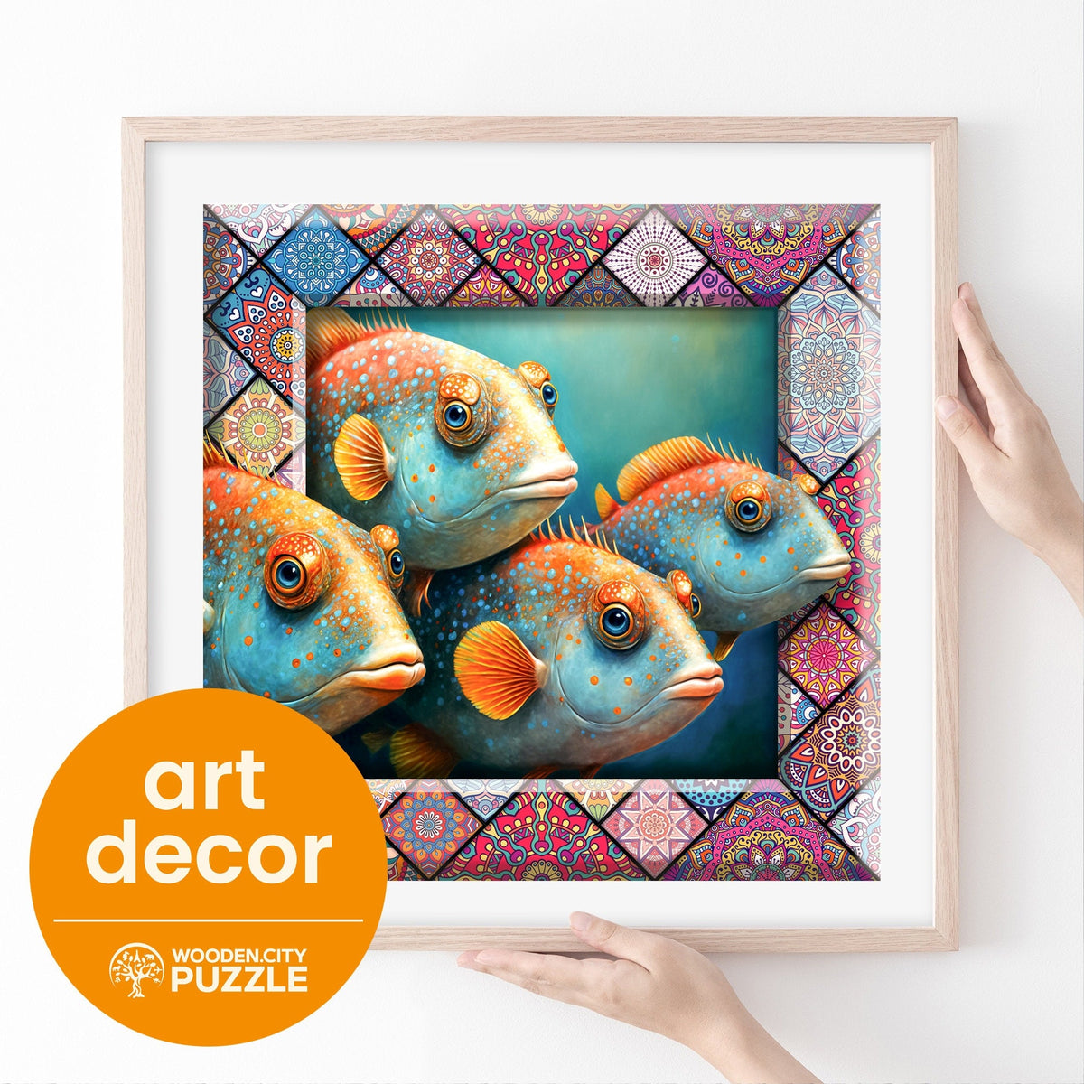 Wooden Puzzle Tropical Fish 500 Pieces On Wooden