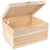 XXL Large Wooden Storage Box On Wooden