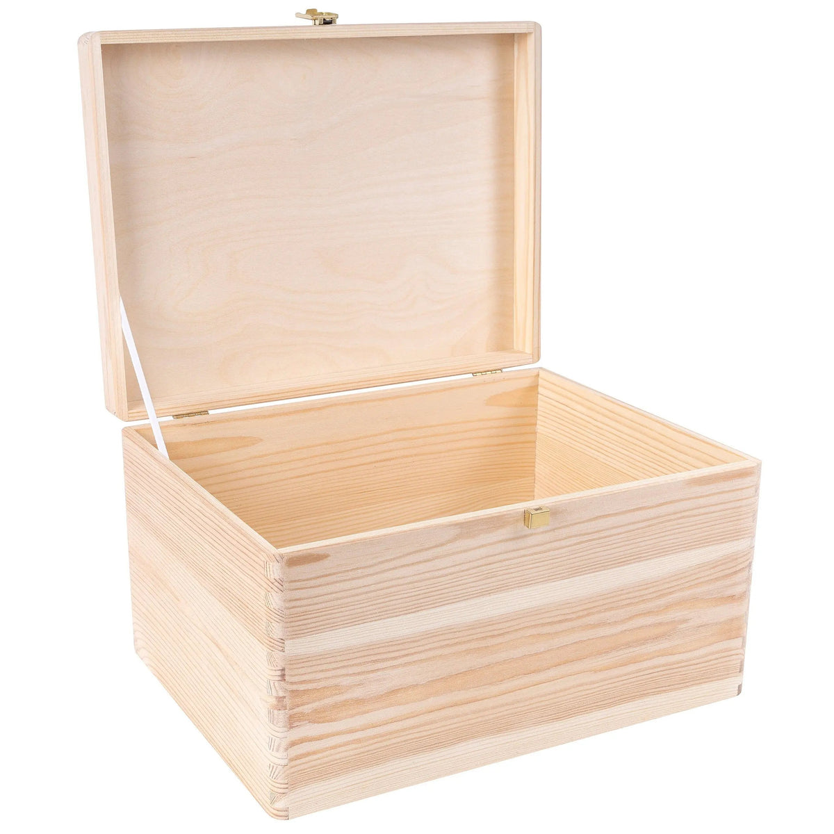 XXL Large Wooden Storage Box On Wooden