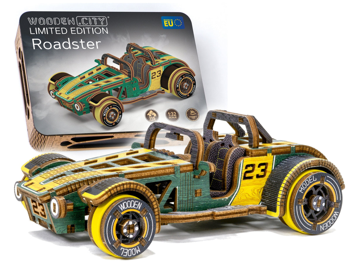 Puzzle 3D &quot;Roadster Limited Edition&quot; DIY Wooden Model Kits Adults Build Cars - 3D Wooden Puzzles Adults Brain Teaser - Car Kit Model On Wooden